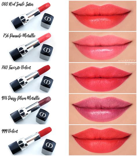 dior rouge lipstick review|dior lipstick color chart.